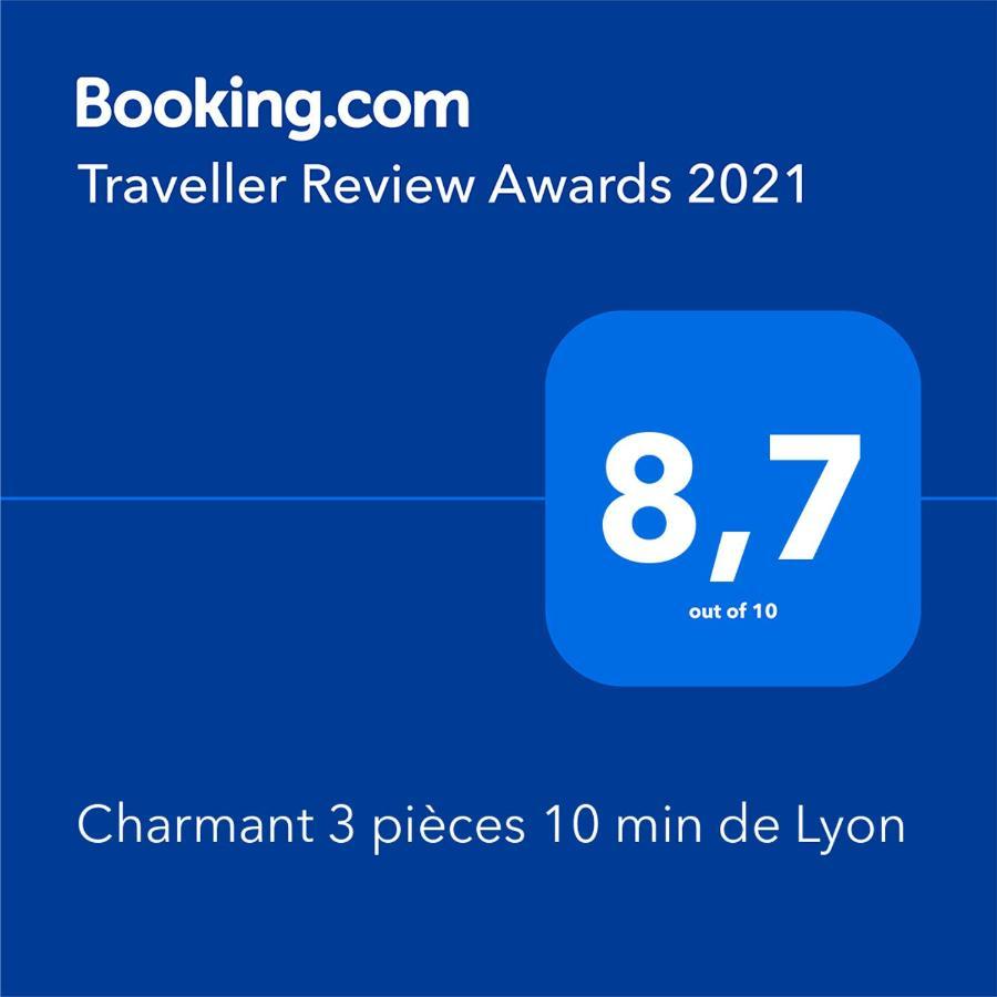 Charmant 3 Pieces 10 Min De Lyon Villeurbanne Bagian luar foto